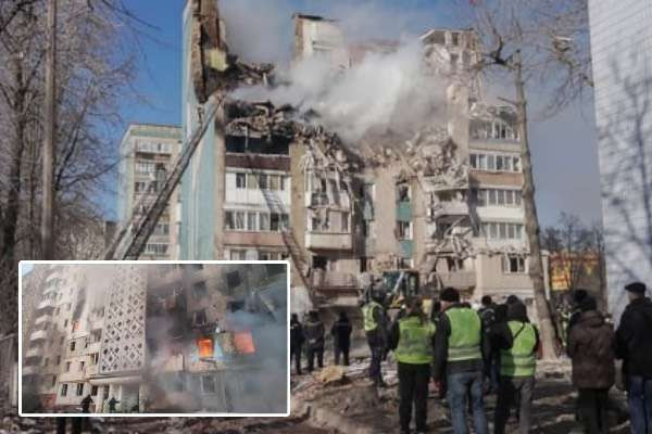  உக்ரைனின் குடியிருப்பு கட்டிடங்களை குறிவைத்து ரஷ்யா தாக்குதல் -  25 பேர் பலி