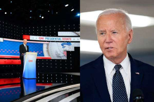 டொனால்டு ட்ரம்புடனான விவாதம்.. ஜோ பைடனின் பரிதாப நிலை