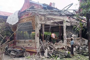 மியன்மாரில் பௌத்த மடாலயம் மீது வான்வழி குண்டு தாக்குதலில் 23 பேர் பலி!