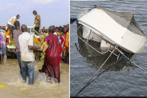 நைஜிரியாவில் ஆற்றில் கவிழ்ந்த பயணிகள் படகு - 27 உடல்கள் மீட்பு