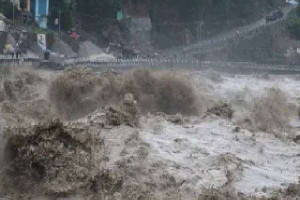 நேபாளத்தில் கனமழை -  14 பேர் பலி  - 9 பேர் மாயம்