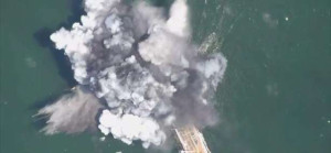 உக்ரேனின் மிகப்பெரிய உளவு கப்பல் மீது ரஷ்யா ட்ரோன் தாக்குதல்