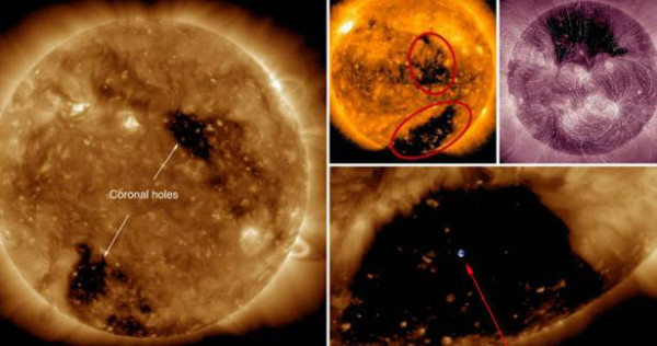 சூரியனில் இரண்டு Coronal ஓட்டைகள்: நாசா தகவல்