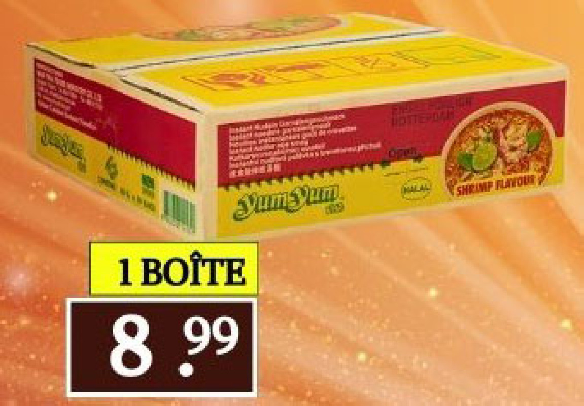 YUM YUM LA BOITE DE 30 SACHET