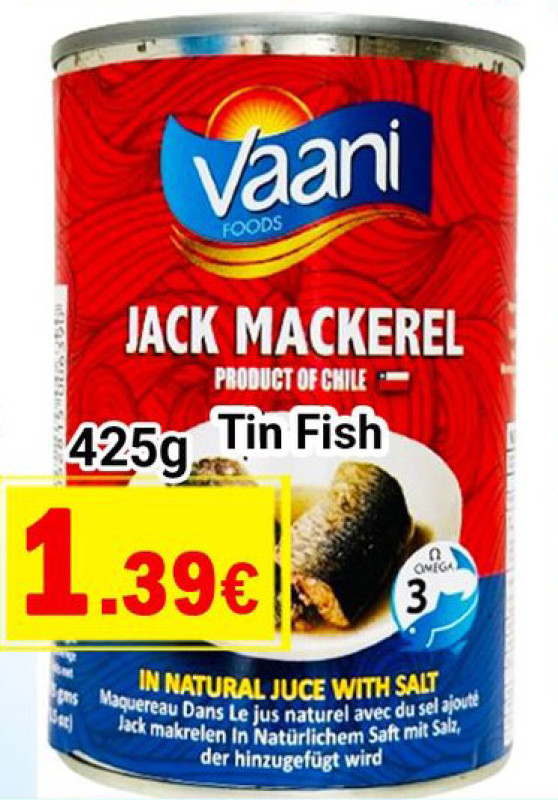 TIN FISH JACK MACKEREL