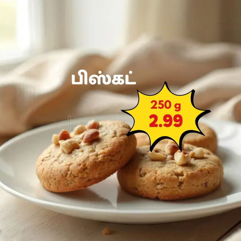 Sugar Free Casnew Biscuit (250 g)