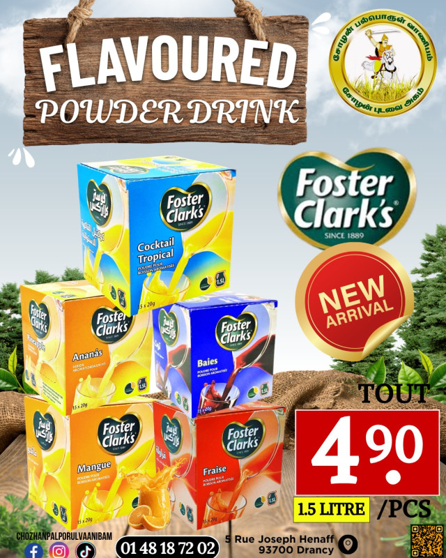 Flavoured Powder Drink (Foster Clarks)