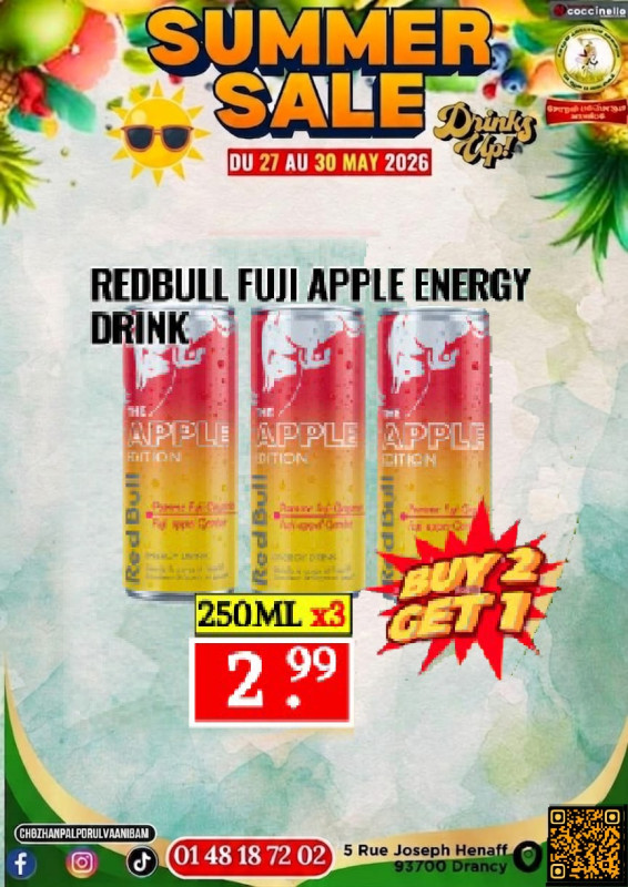 Red Bull Fuji Apple Energy Drink