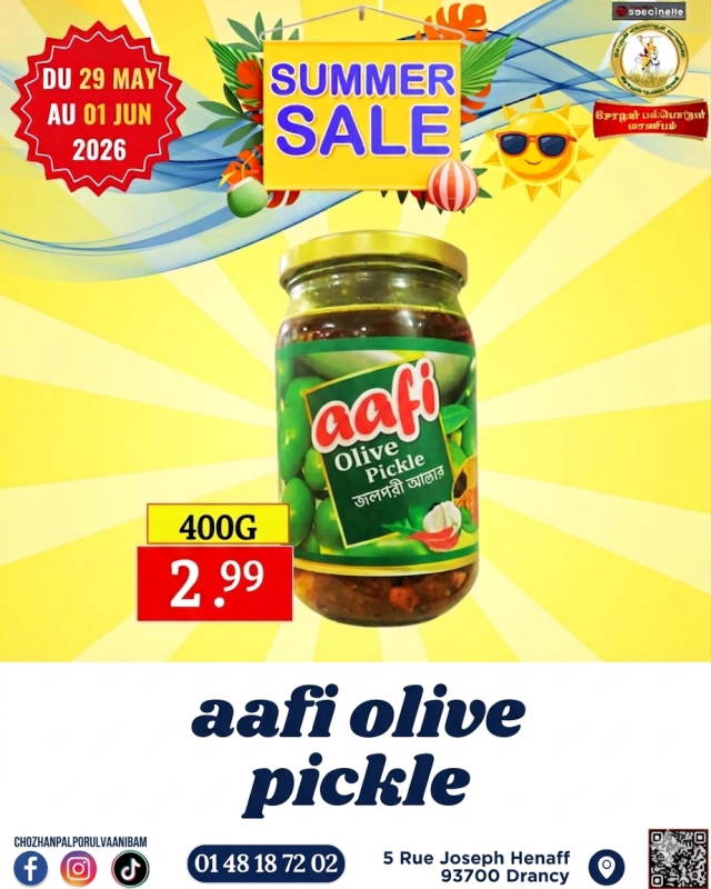 Aafi Olive Pickle 