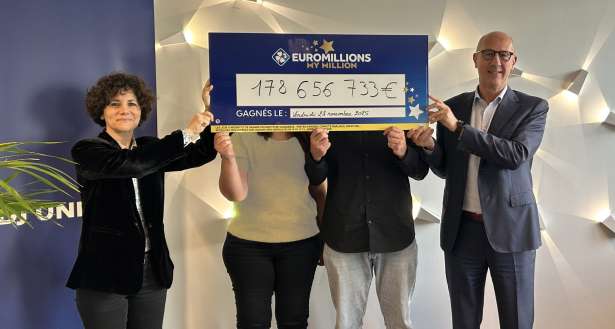 EuroMillions : 178 மில்லியன் யூரோக்கள் வென்ற தம்பதியினர்!!