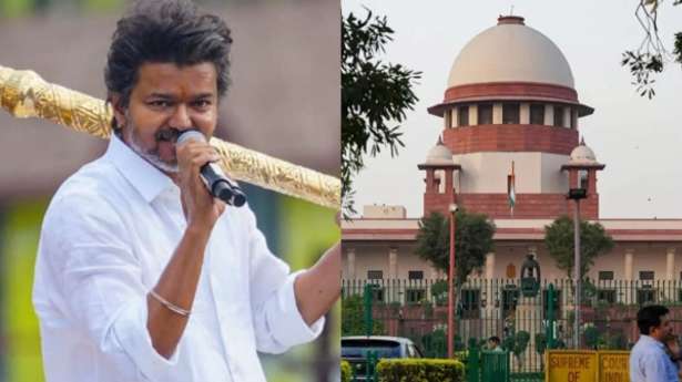 கரூரிலிருந்து விஜய் வெளியேறியது ஏன் ? உச்ச நீதிமன்றத்தில் வாதம்