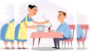 பழைய சோறும் கருவாட்டு குழம்பும் கணவன்