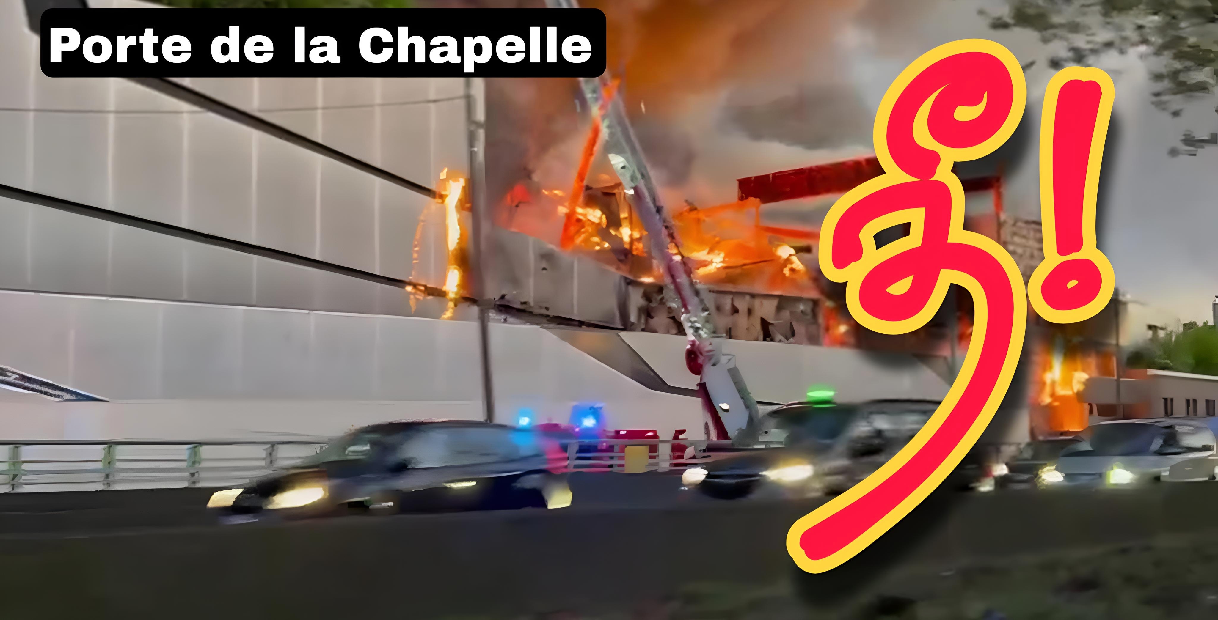 Porte de la Chapelle : பாரிய தீ.. மூவர் உயிருக்கு போராட்டம்!!